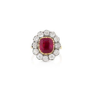 Bague Rubis Burma — auction-inspired reference photo