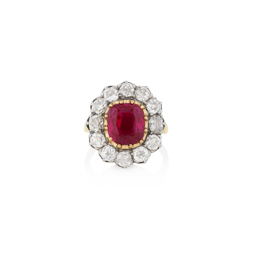 Bague Rubis Burma — auction-inspired reference photo
