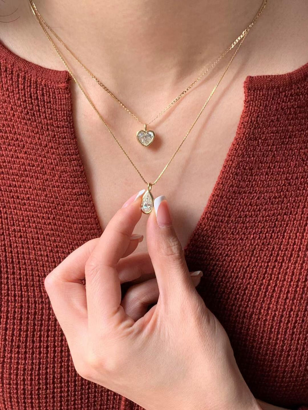Pendentif Cœur · Poire Clos · stack photo