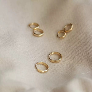 Anneau · 简约小光圈耳环 胖墩墩基础款耳圈三尺寸8.5mm