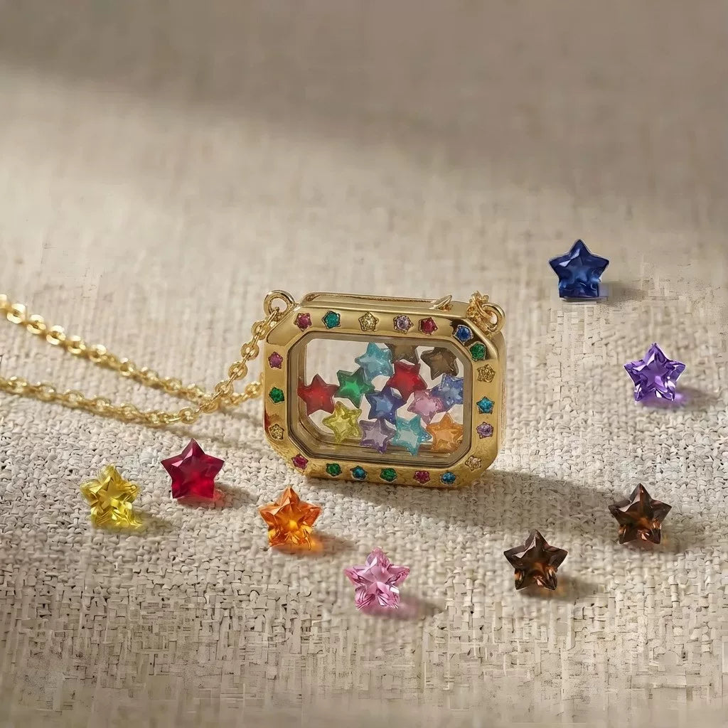 Openable Glass Locket Charm