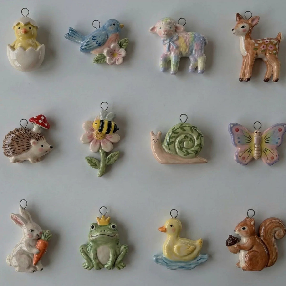 Hedgehog · Bee Charm Set