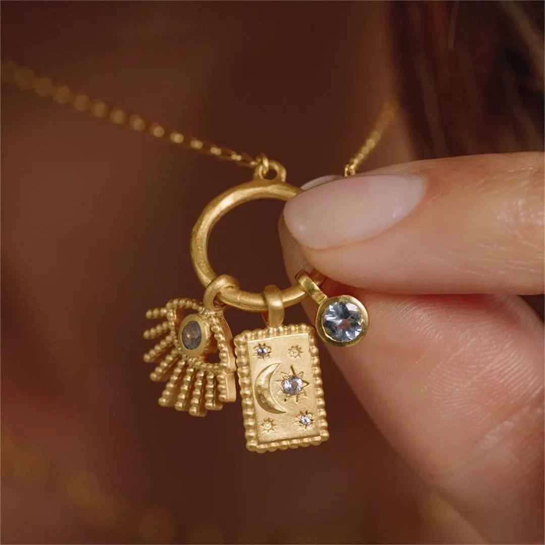 Sun · Moon Birthstone Charm Set · 3750