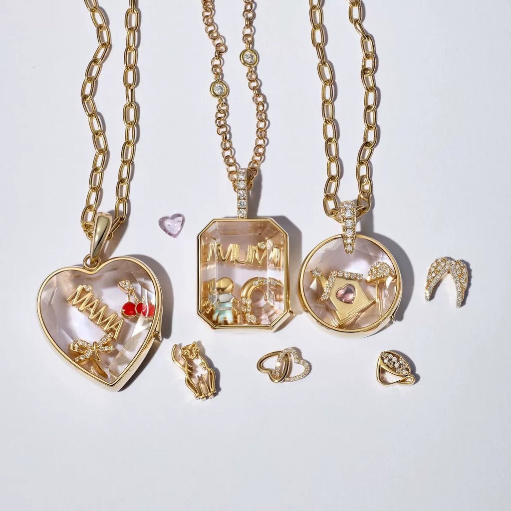 Openable Glass Locket Charm