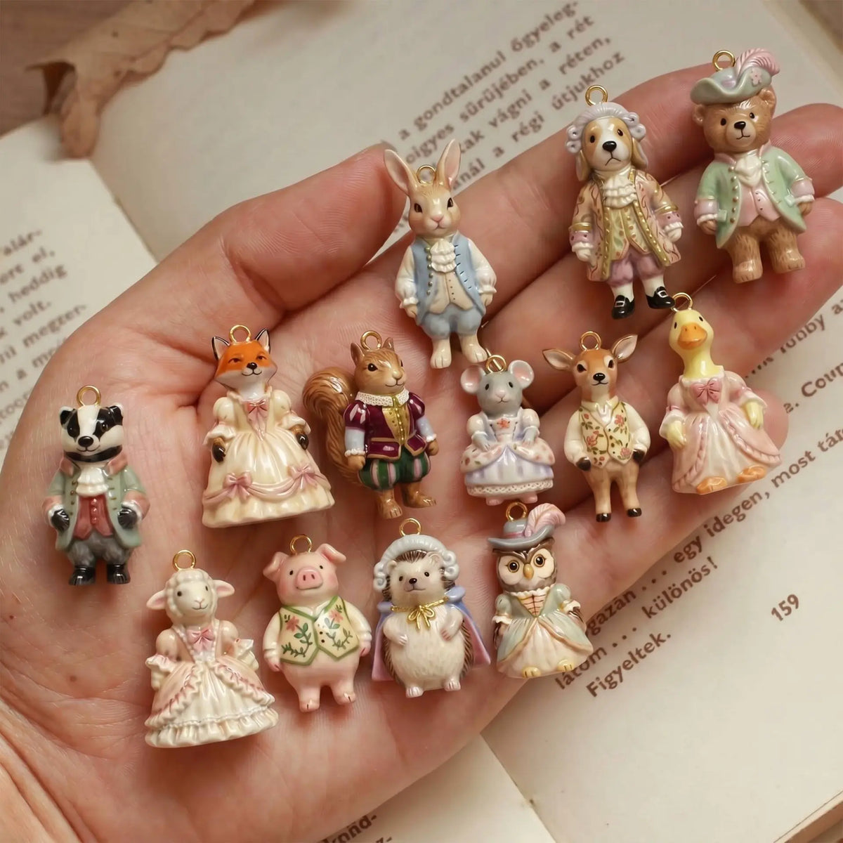 Cartoon DIY Charm Sampler