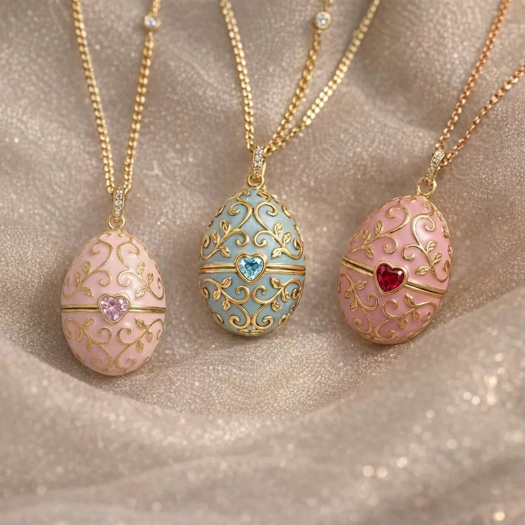Round Glass Locket Charm
