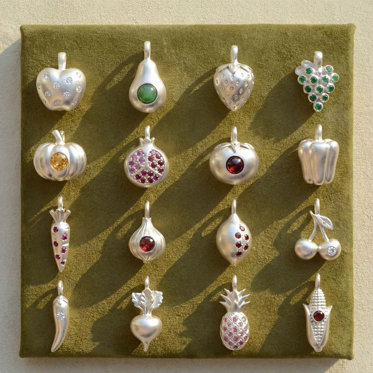 Fruit & Veg Charm Set