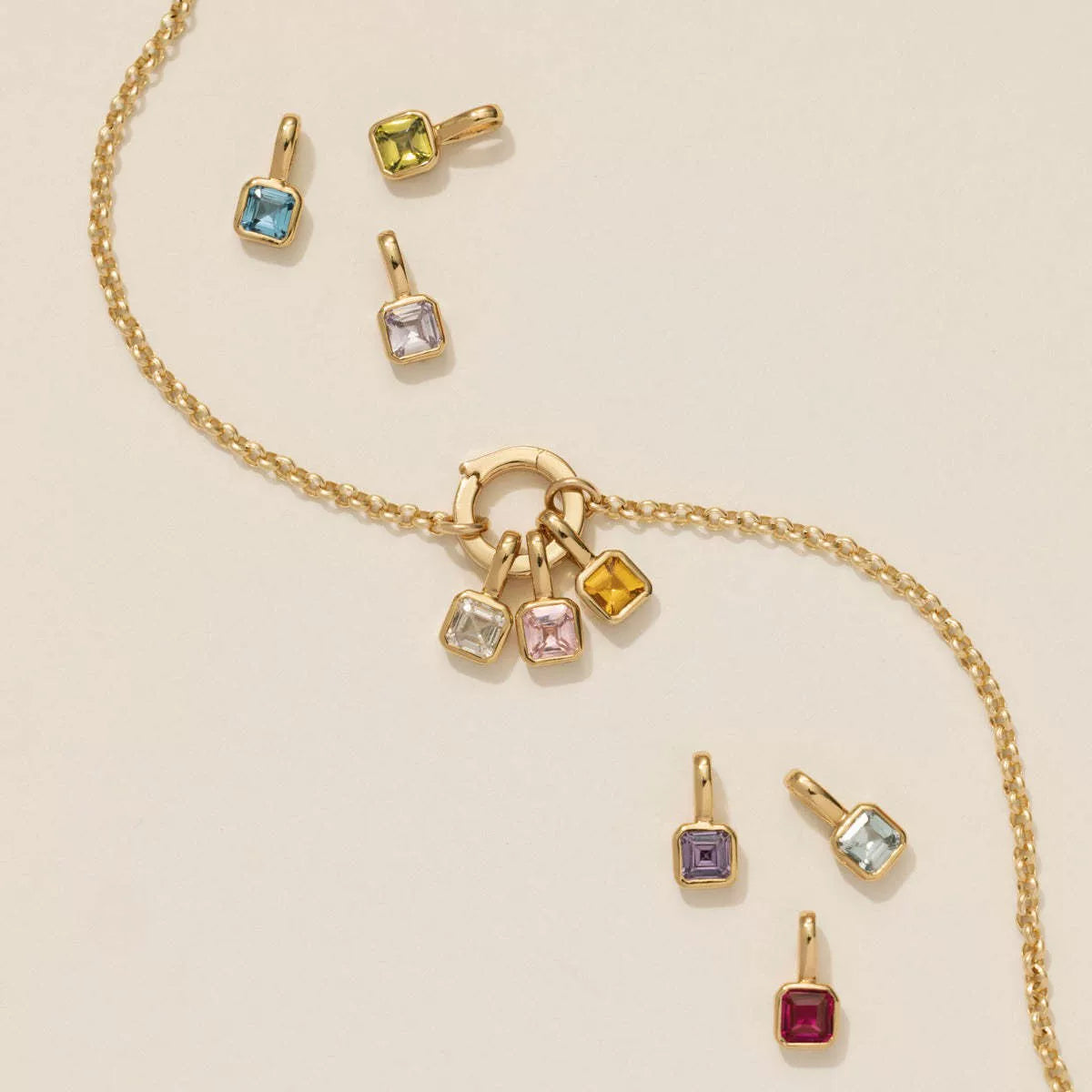 Crystal Birthstone Charm Set · 6471