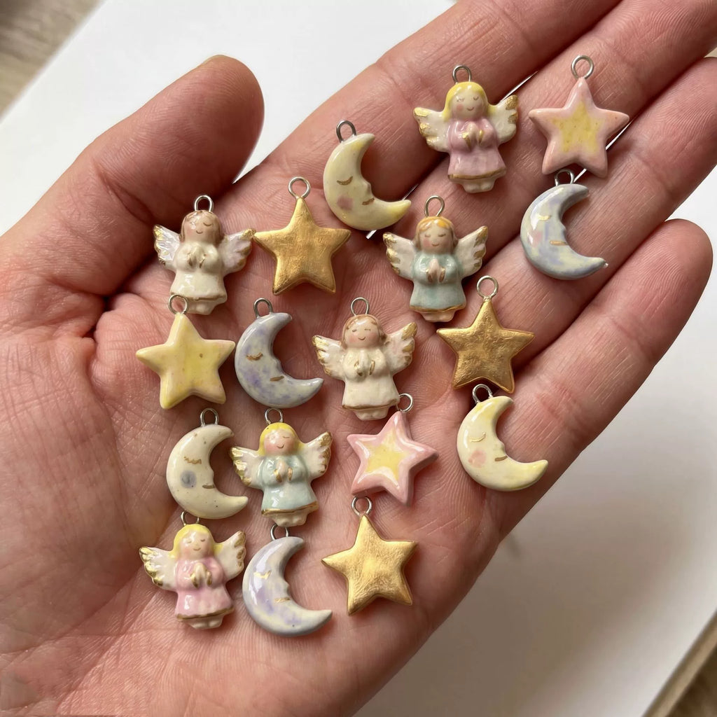 Star & Moon Charm Set