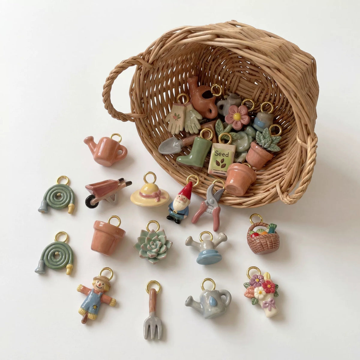 Garden Fork Charm Set