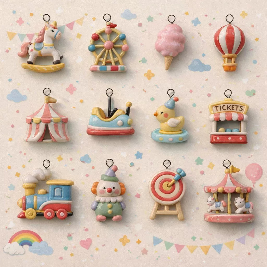 Amusement Park Charm Set