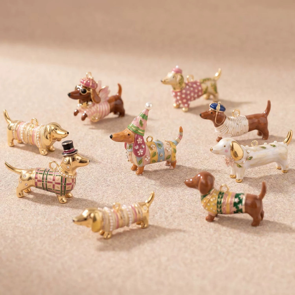 Dachshund Charm Set