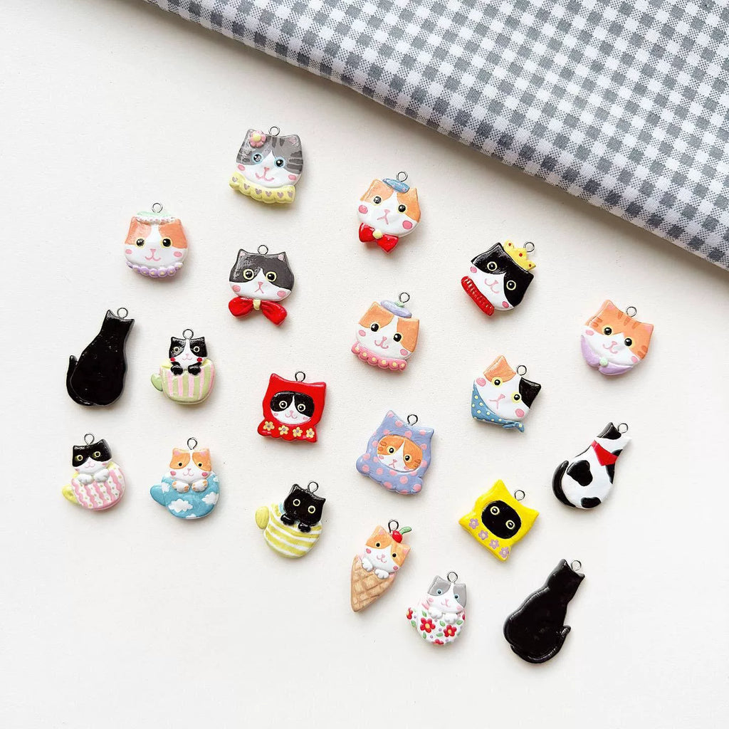 Kitty Meow Charm Set