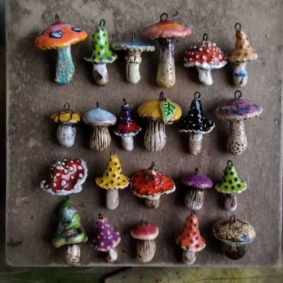 Mushroom Charm Set