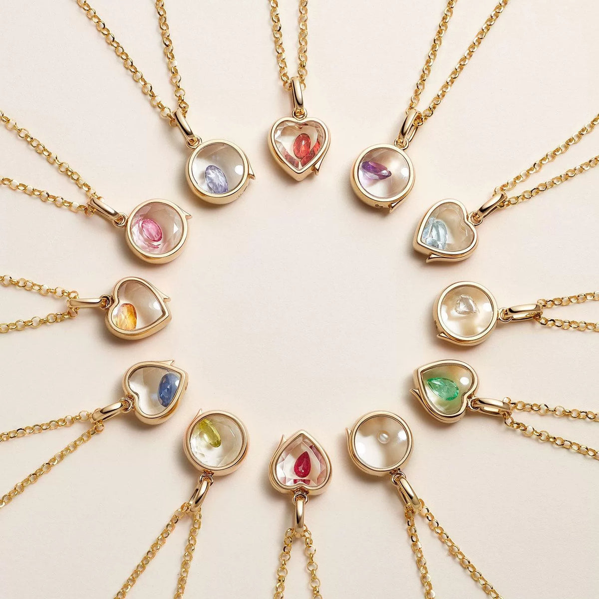 Openable Glass Locket Charm · 5383