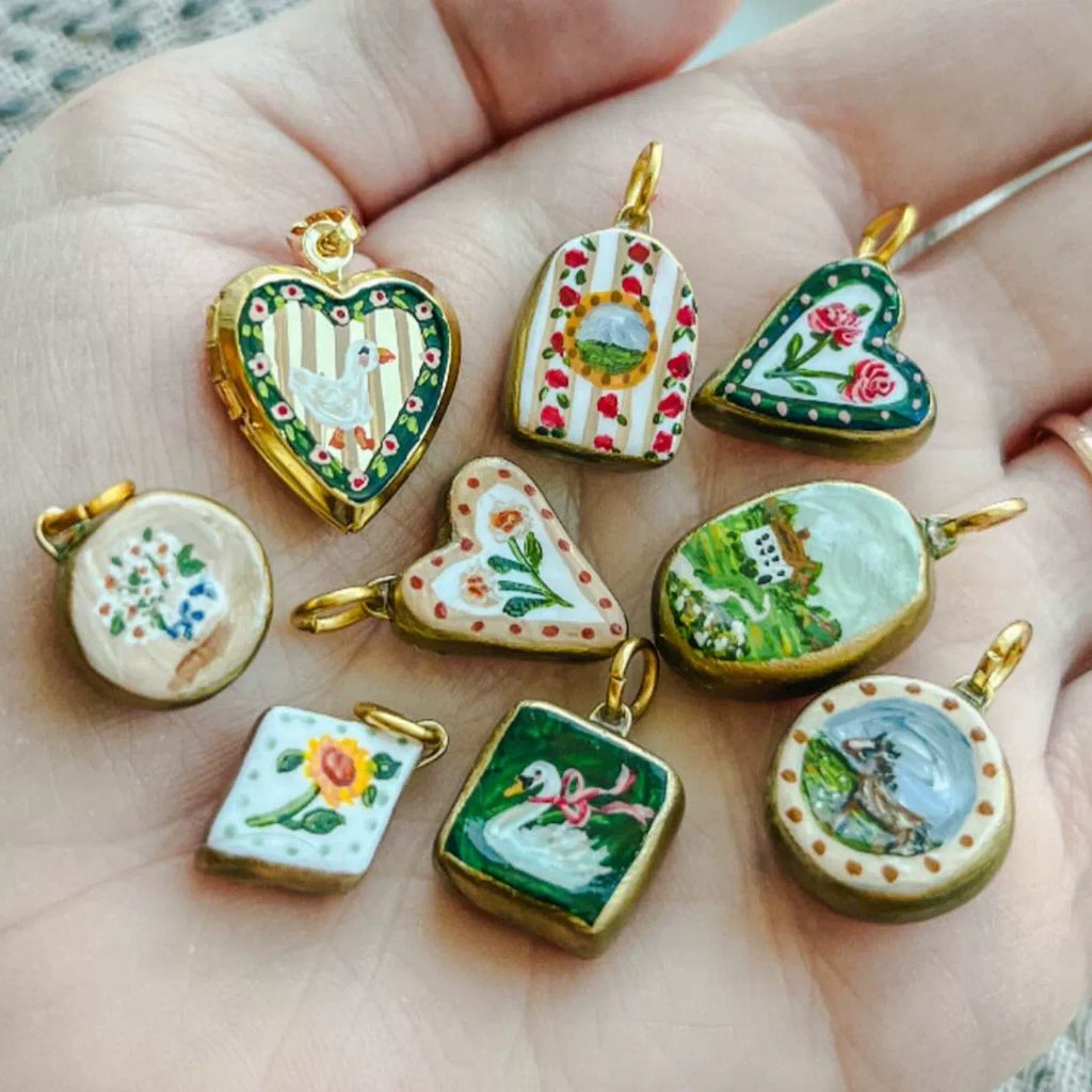 Fruit · Floral Charm Set