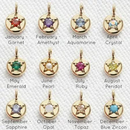Crystal Birthstone Charm Set · 8294