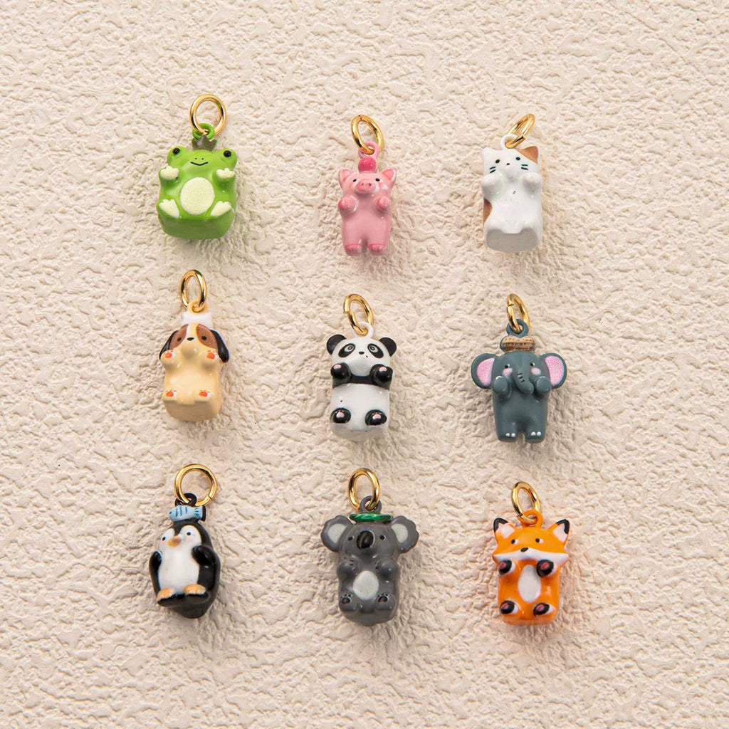 Fox · Panda Charm Set