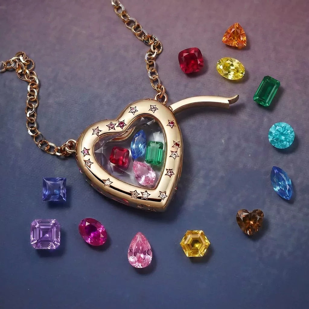 Openable Glass Locket Charm
