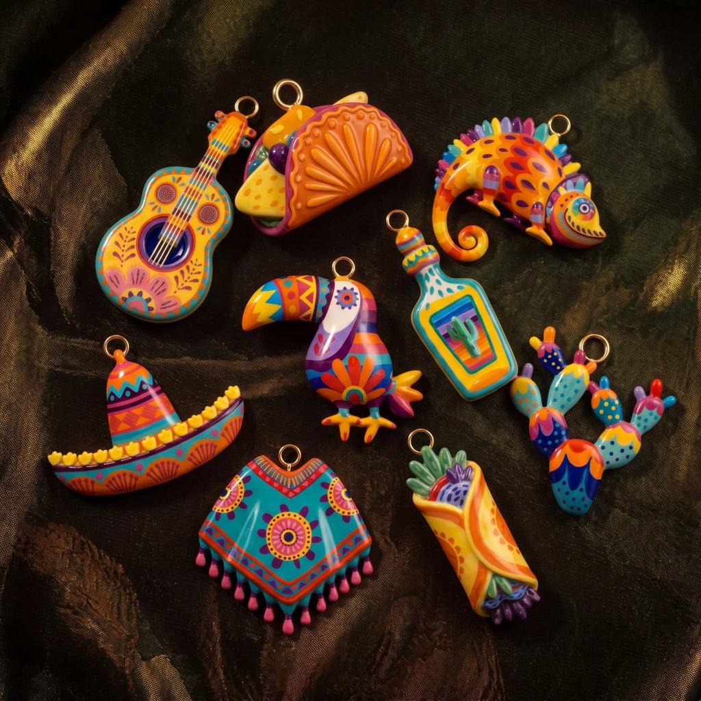 Mexico Motif Charm Set