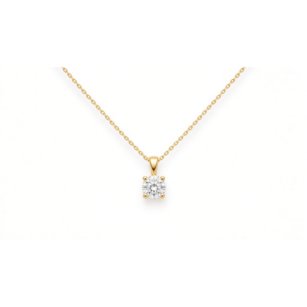 Anpaix Solitaire Necklace catalog flat — original cutout