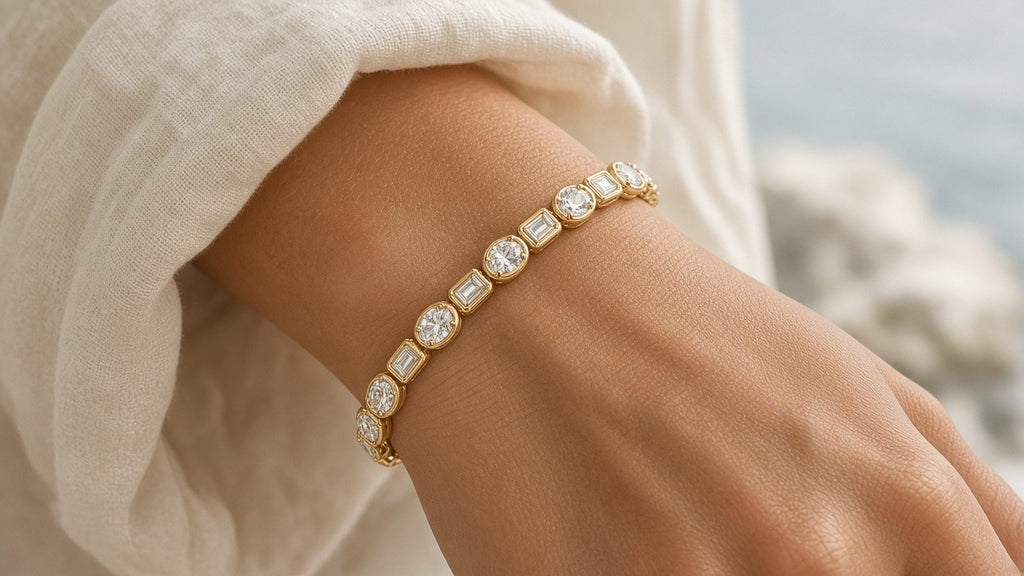 Barroval Tennis Bracelet · 条椭网球手链