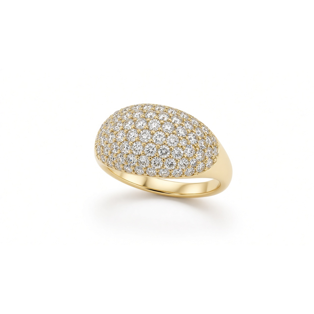 Dômelune Dome Ring · 穹月钻戒
