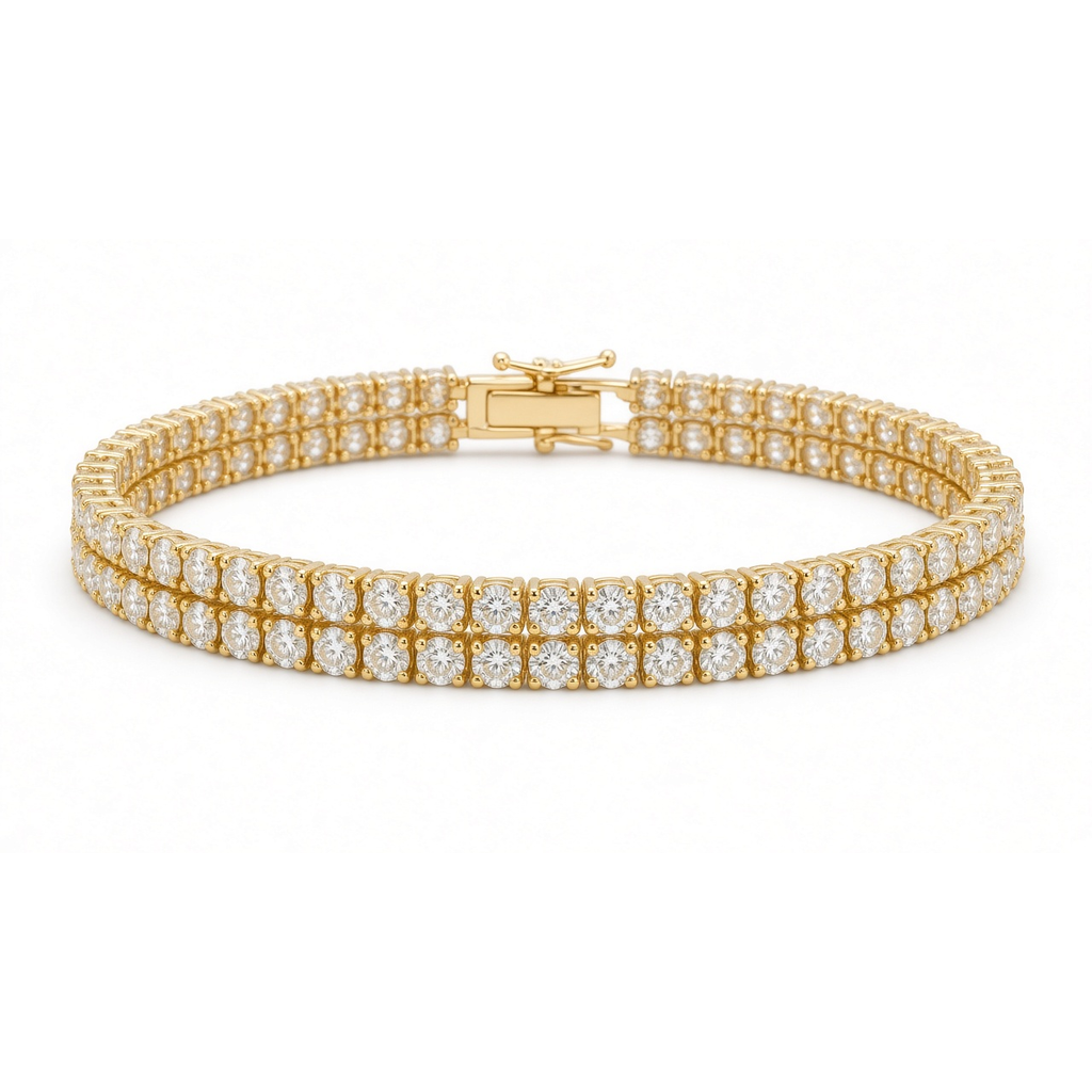 Gemelfil Dual Tennis Bracelet · 孪缕网球手链