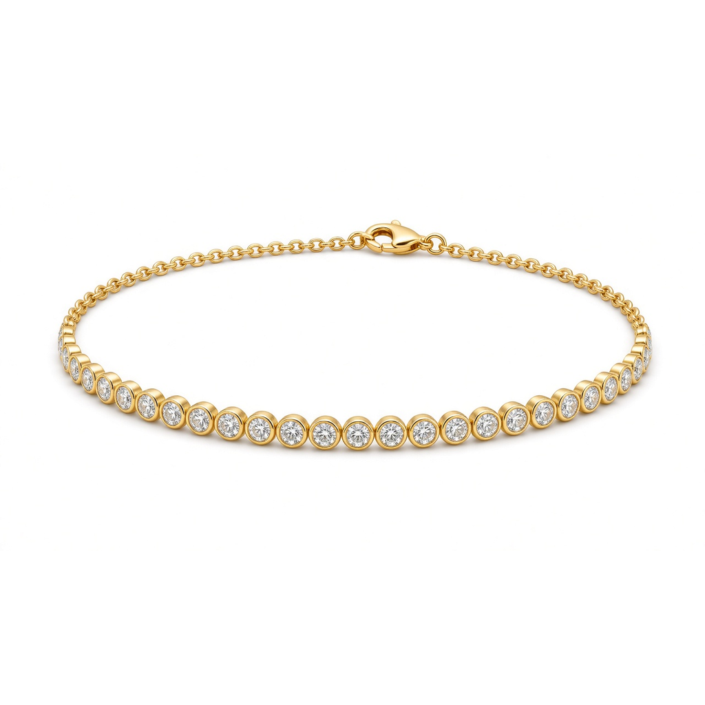 Jinfil Half-Tennis Bracelet catalog flat — original cutout