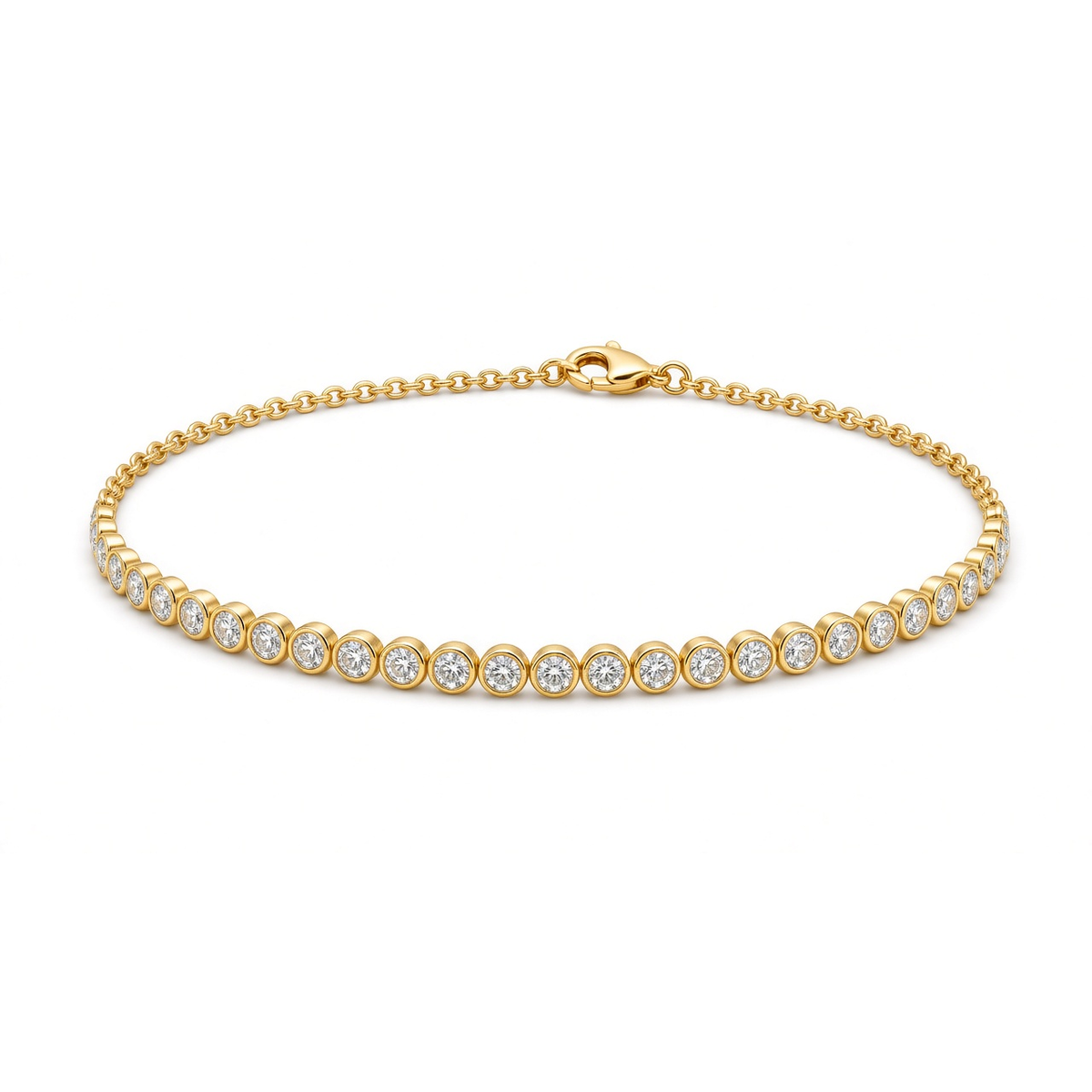 Jinfil Half-Tennis Bracelet catalog flat — original cutout