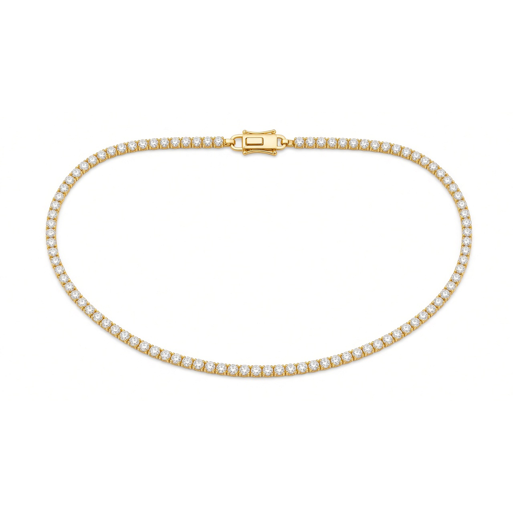Junefil Tennis Necklace · 匀缕网球项链