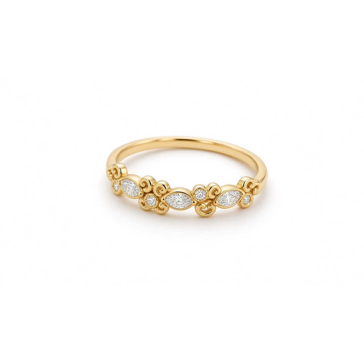 Nuagelle Marquise Stacking Ring · 云愿马眼叠戴戒