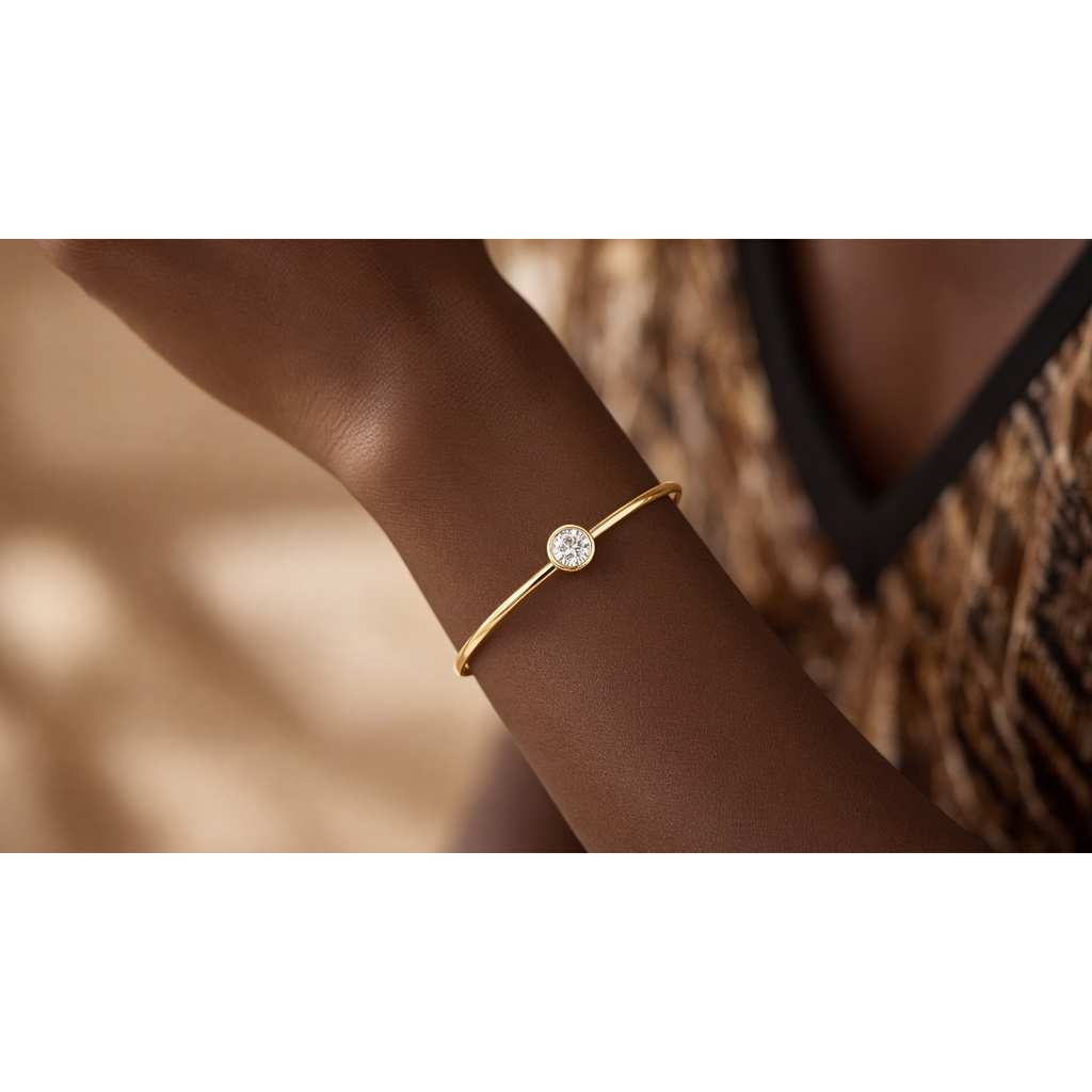 Ouverbez Open Bezel Cuff · 开包包镶开口手镯