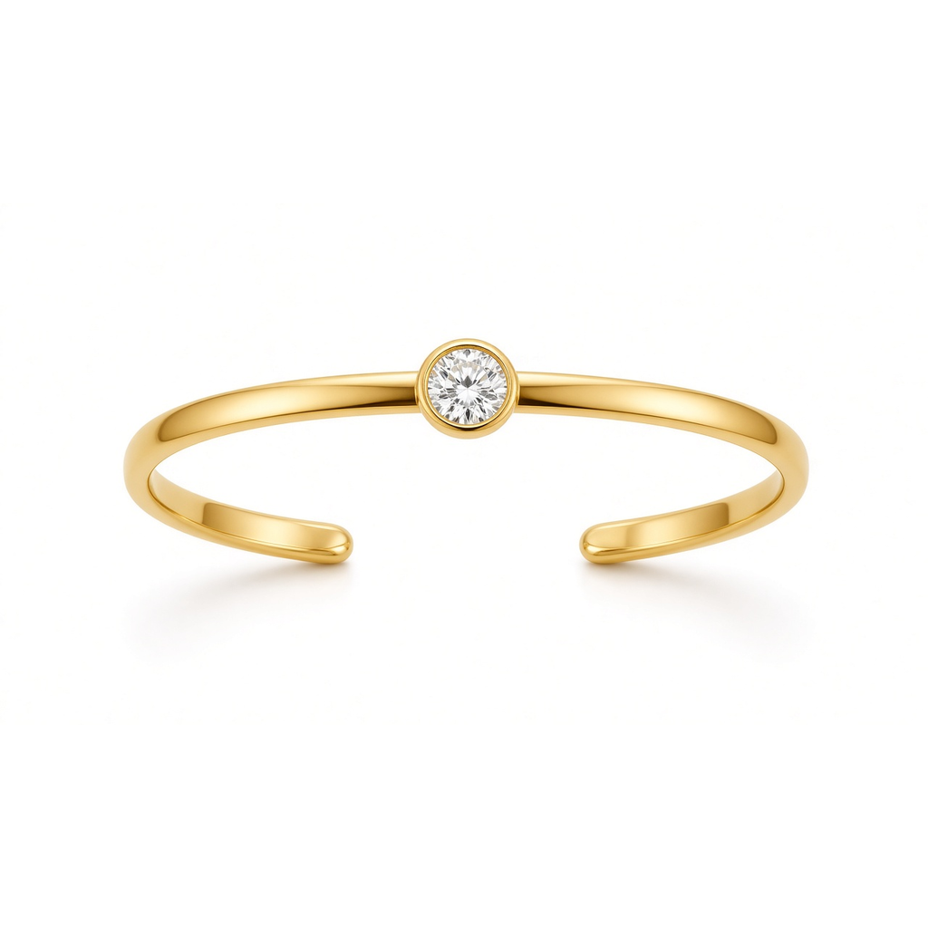 Ouverbez Open Bezel Cuff · 开包包镶开口手镯