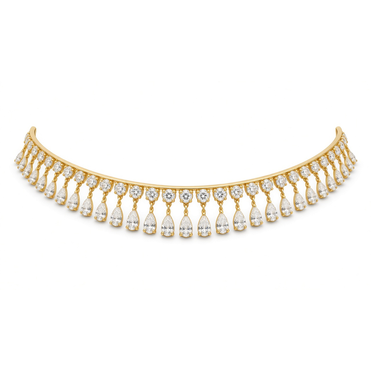 Poirelan Graduated Pear Fringe Collar · 梨澜流苏项圈