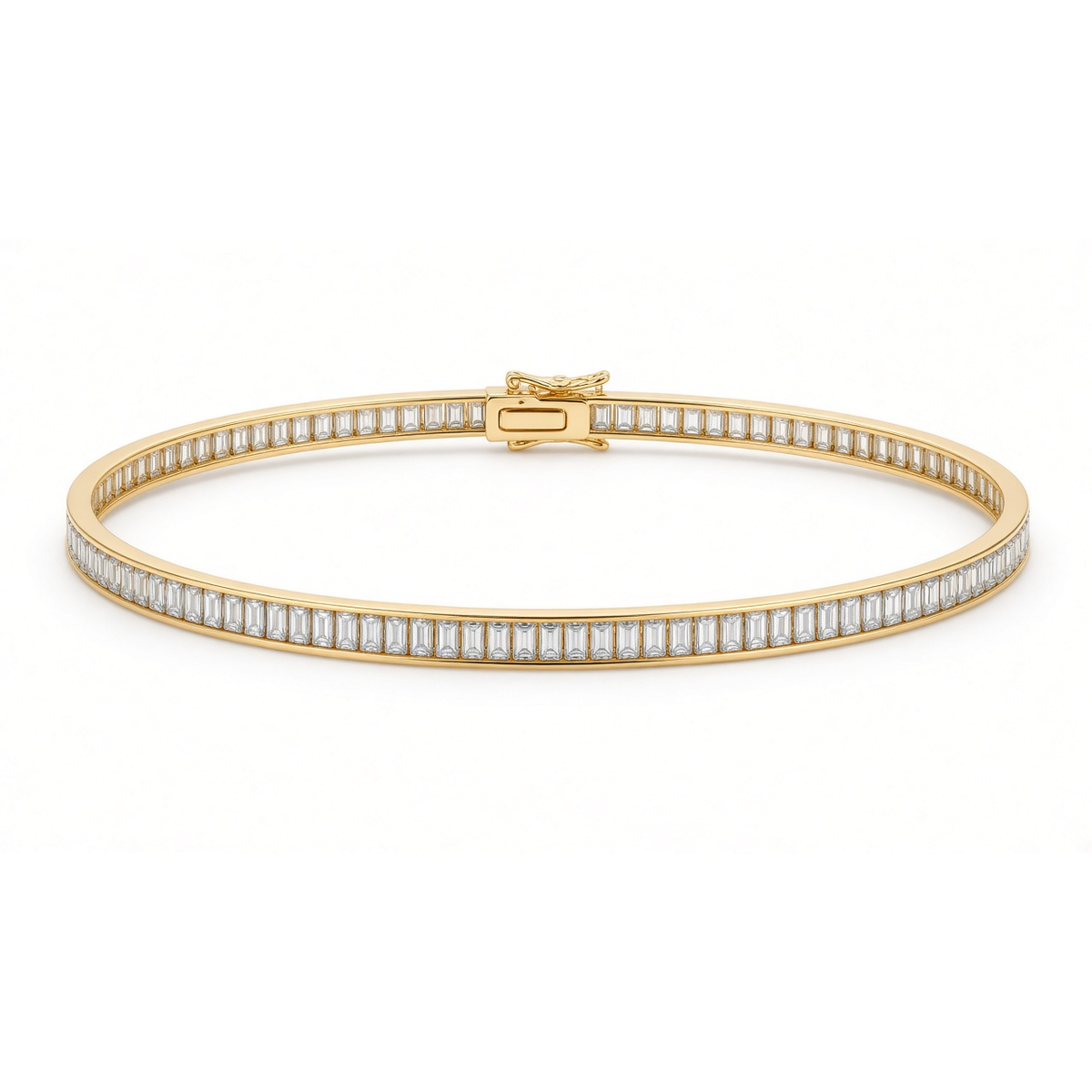Rubanfil Baguette Tennis Bracelet · 缎缕网球手链