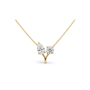 Shuangette Toi et Moi Necklace catalog flat — original cutout