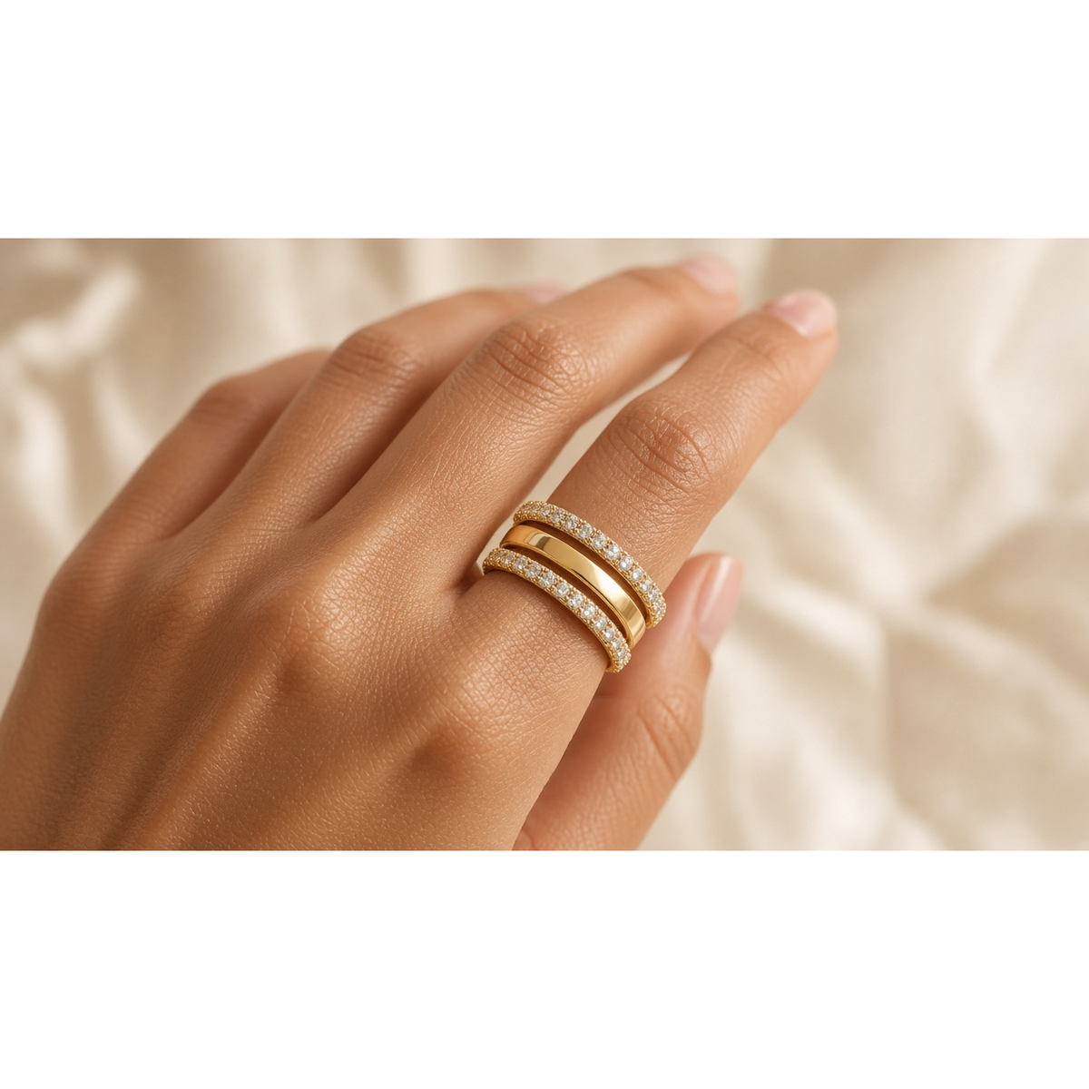 Triofil Trio Stack Rings · 三缕叠戴戒组
