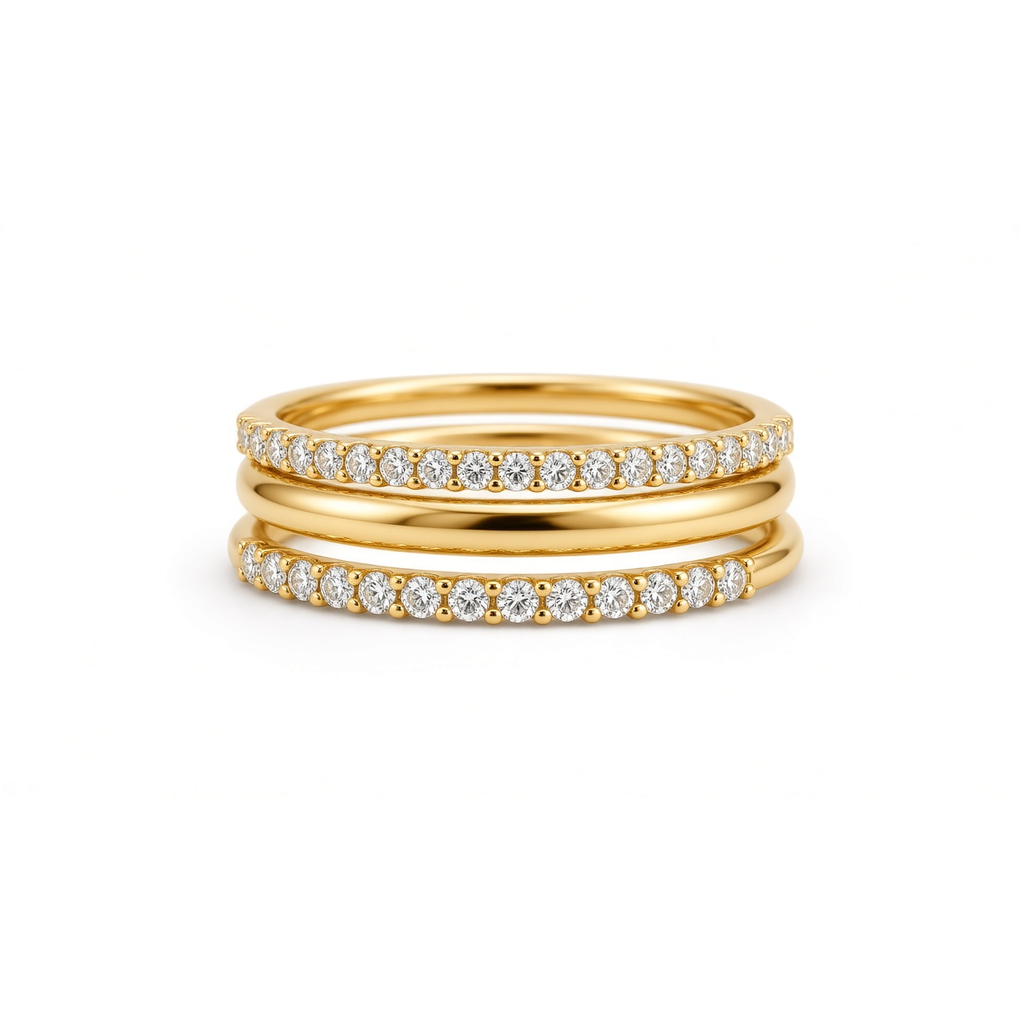 Triofil Trio Stack Rings · 三缕叠戴戒组