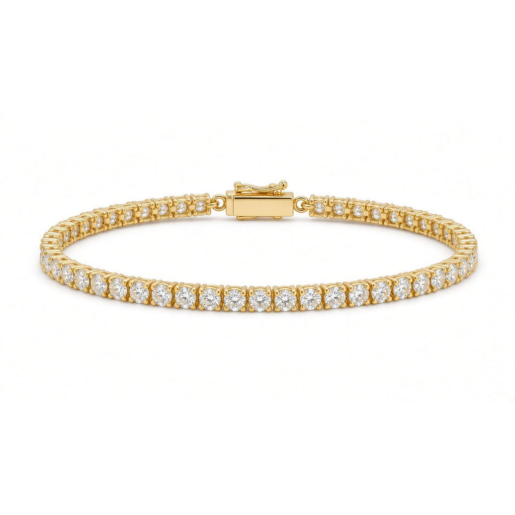 Troigriffe Tennis Bracelet · 三爪匀钻手链